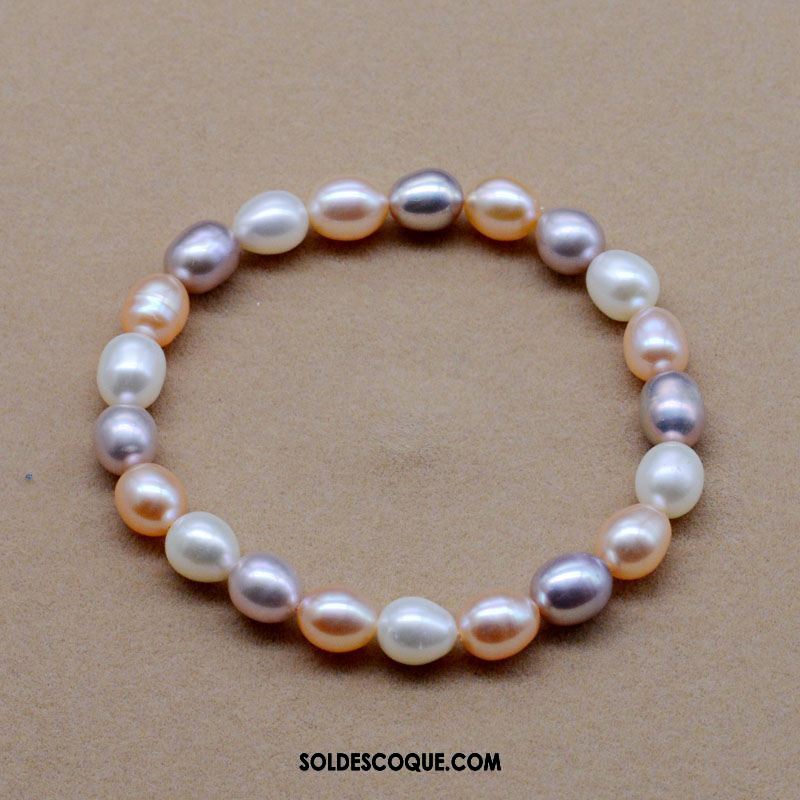 Bracelets Femme Perle Élastique Pierres De Strass Bracelet Simple En Ligne