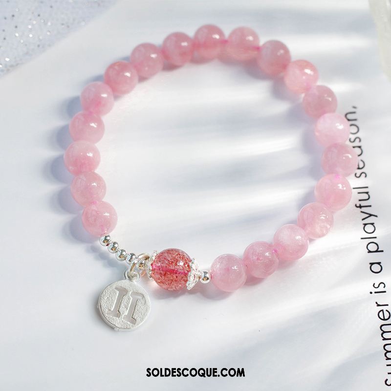 Bracelets Femme Pure Fraise Bracelet Argenté Étudiant Pas Cher