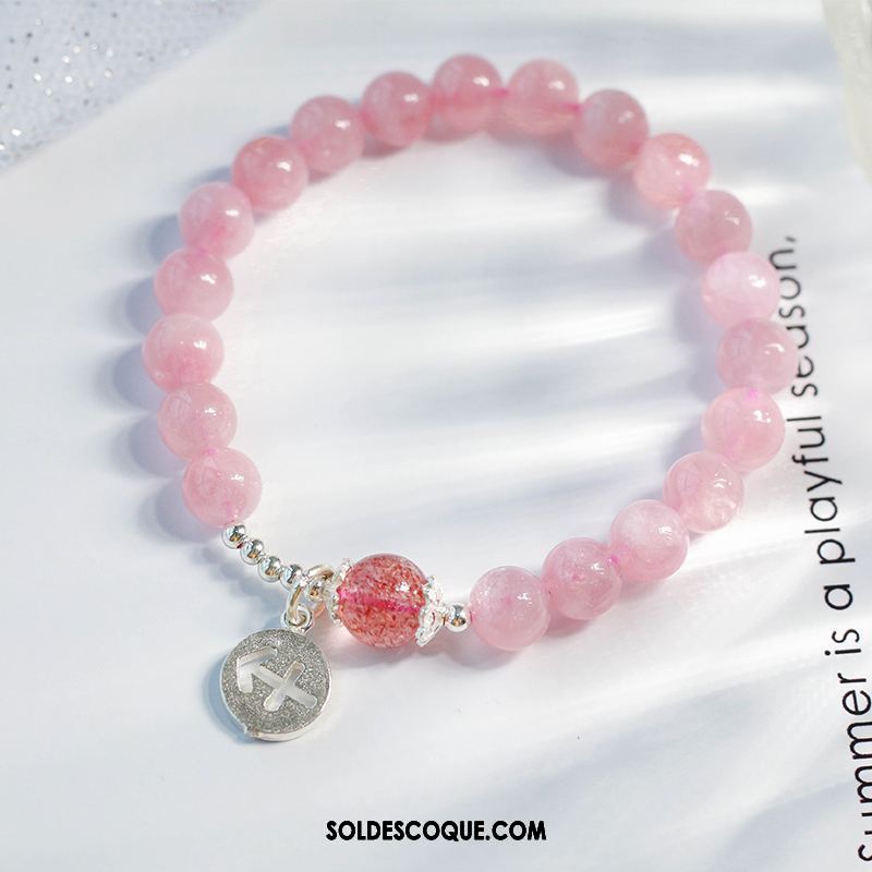 Bracelets Femme Pure Fraise Bracelet Argenté Étudiant Pas Cher