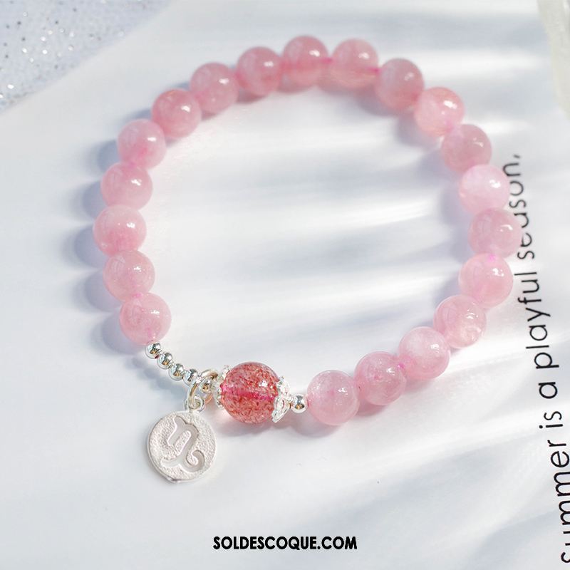 Bracelets Femme Pure Fraise Bracelet Argenté Étudiant Pas Cher