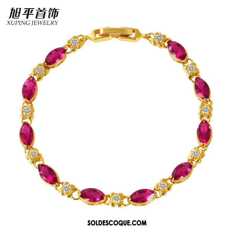 Bracelets Femme Simple Jaune Tempérament Bracelet Décoration Soldes