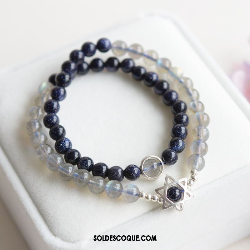 Bracelets Femme Simple Noir Gris Cadeau D'anniversaire Bracelet Pas Cher