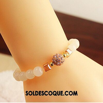 Bracelets Femme Simple Étudiant Bracelet Cristal Petit France