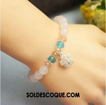 Bracelets Femme Simple Étudiant Bracelet Cristal Petit France