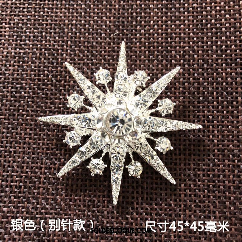 Broche Femme Accessoires Corsage Carrière Le Nouveau Flocon De Neige Pas Cher