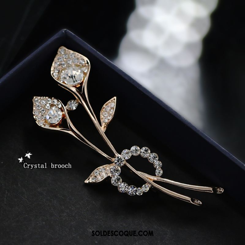 Broche Femme Boucle D'écharpe Accessoires Corsage Décoration Rose Soldes