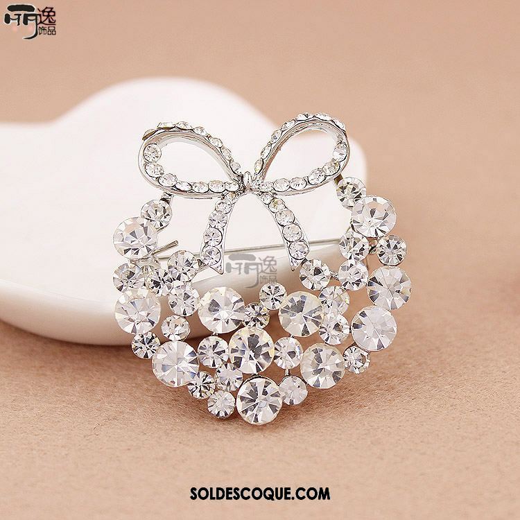 Broche Femme Châle Pierres De Strass Modèles Féminins Écharpe Argenté Soldes