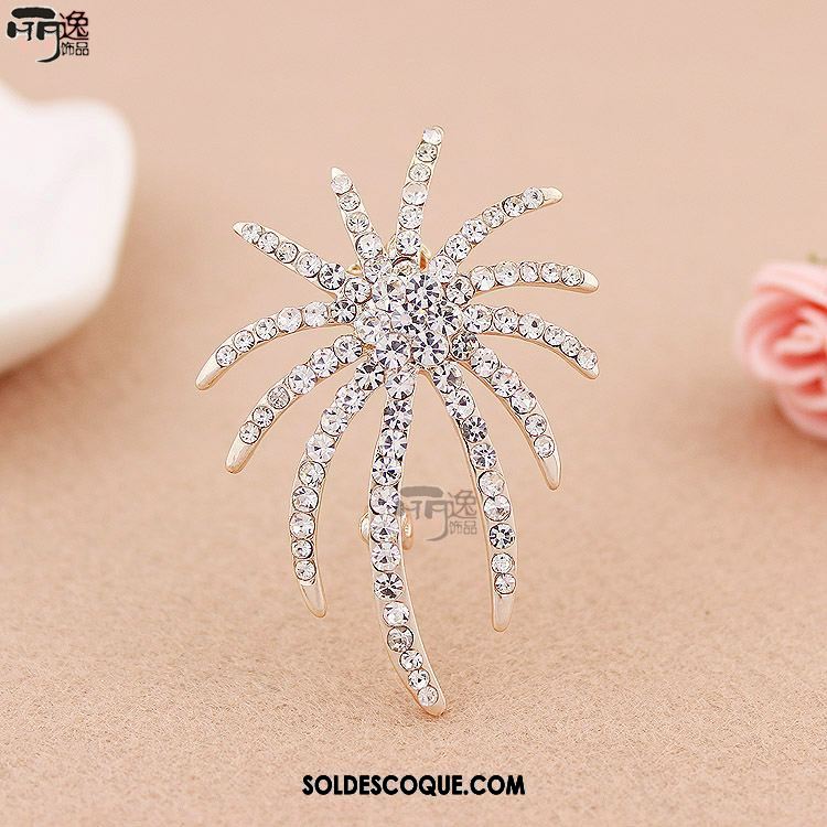 Broche Femme Châle Pierres De Strass Modèles Féminins Écharpe Argenté Soldes