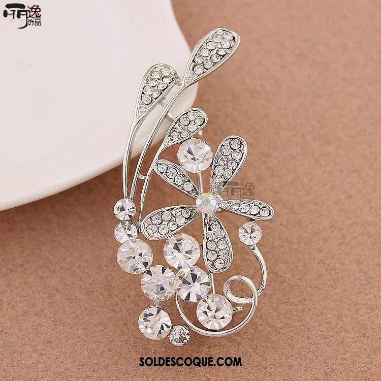 Broche Femme Châle Pierres De Strass Modèles Féminins Écharpe Argenté Soldes