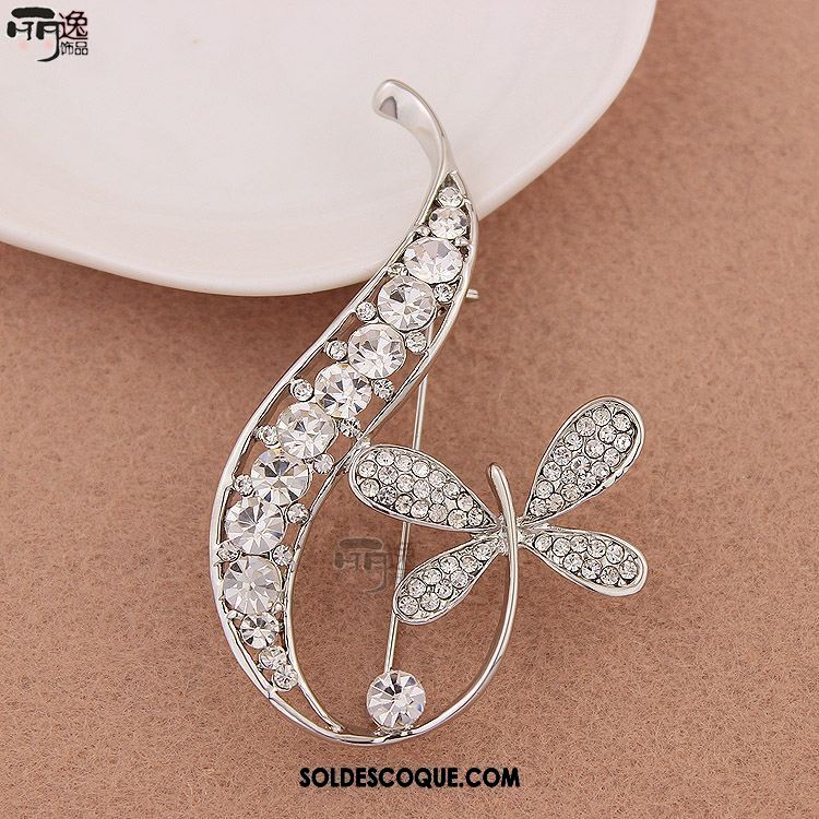 Broche Femme Châle Pierres De Strass Modèles Féminins Écharpe Argenté Soldes