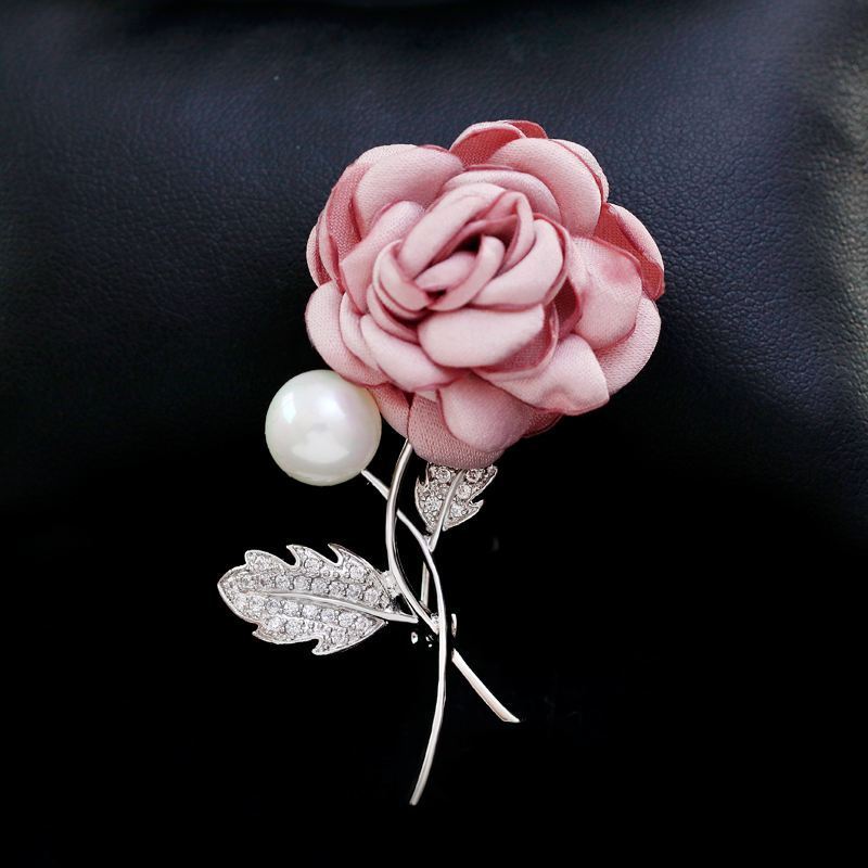 Broche Femme Châle Tissu Perle Accessoires Manteau En Ligne