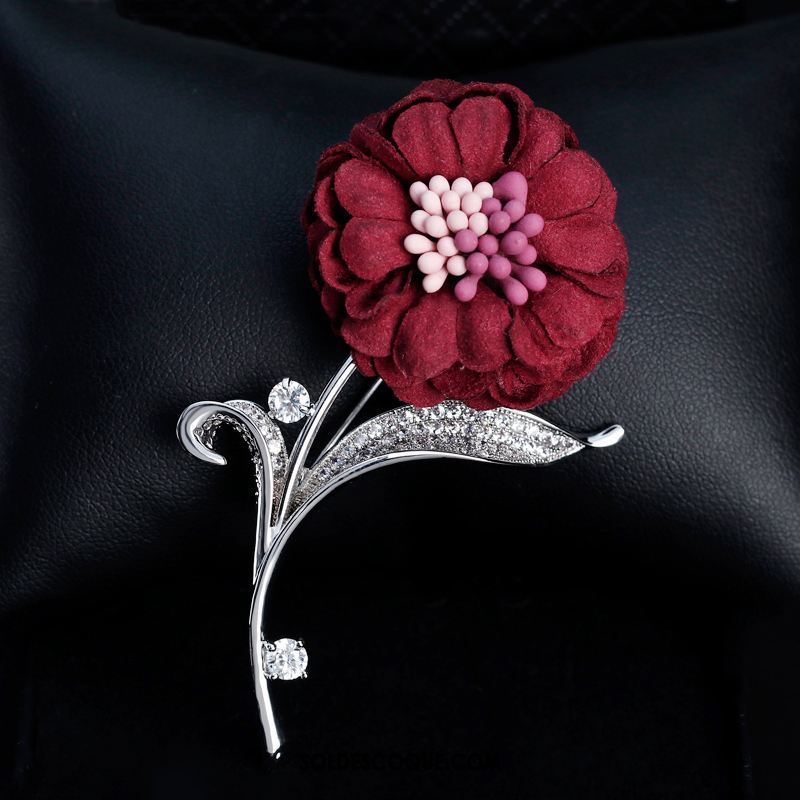 Broche Femme Châle Tissu Perle Accessoires Manteau En Ligne