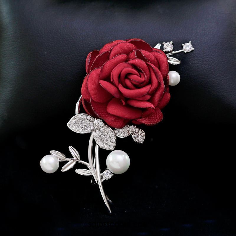 Broche Femme Châle Tissu Perle Accessoires Manteau En Ligne