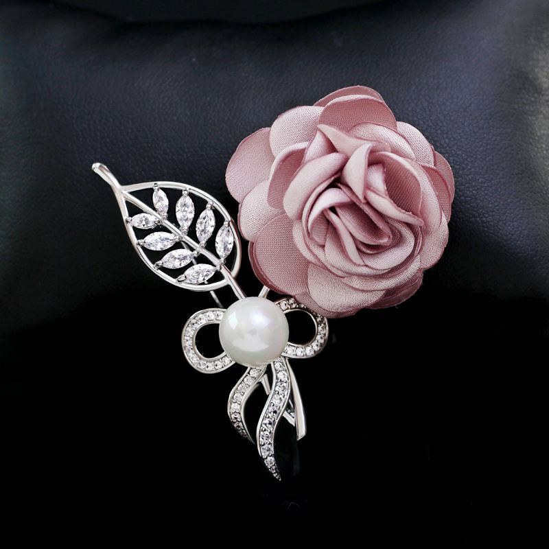 Broche Femme Châle Tissu Perle Accessoires Manteau En Ligne