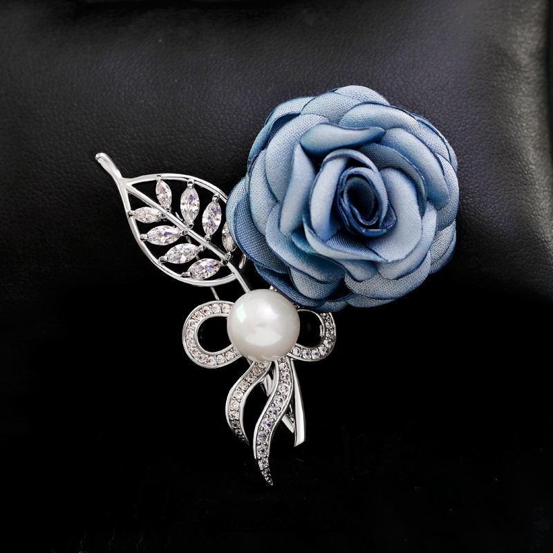 Broche Femme Châle Tissu Perle Accessoires Manteau En Ligne