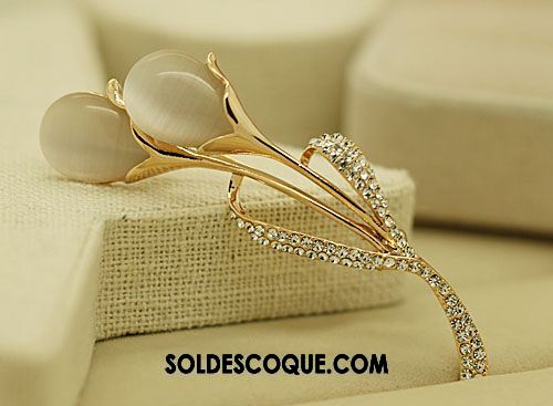 Broche Femme Collier Cristal Boucle D'écharpe Haut Grade Élégant France