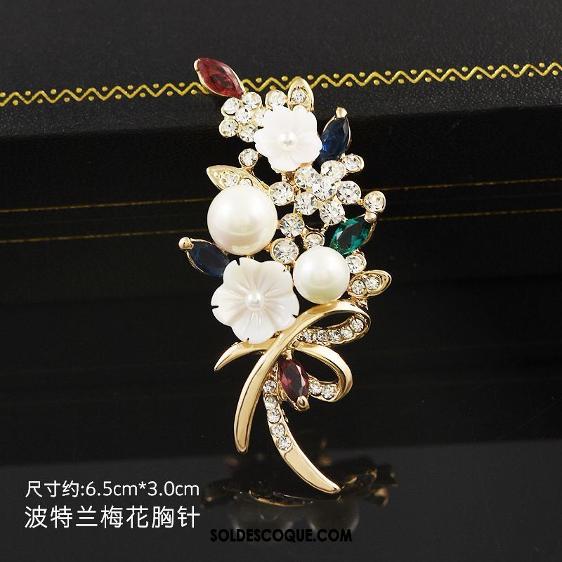 Broche Femme Corsage Boucle D'écharpe Cristal Collier Châle Pas Cher