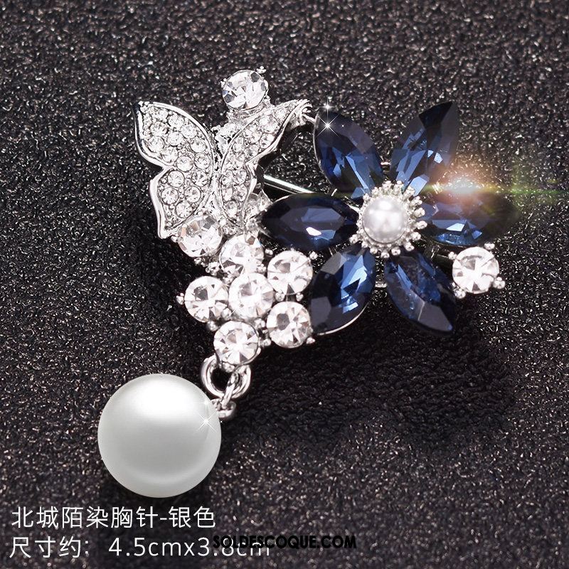 Broche Femme Corsage Boucle D'écharpe Cristal Collier Châle Pas Cher