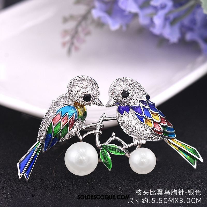 Broche Femme Corsage Boucle D'écharpe Cristal Collier Châle Pas Cher