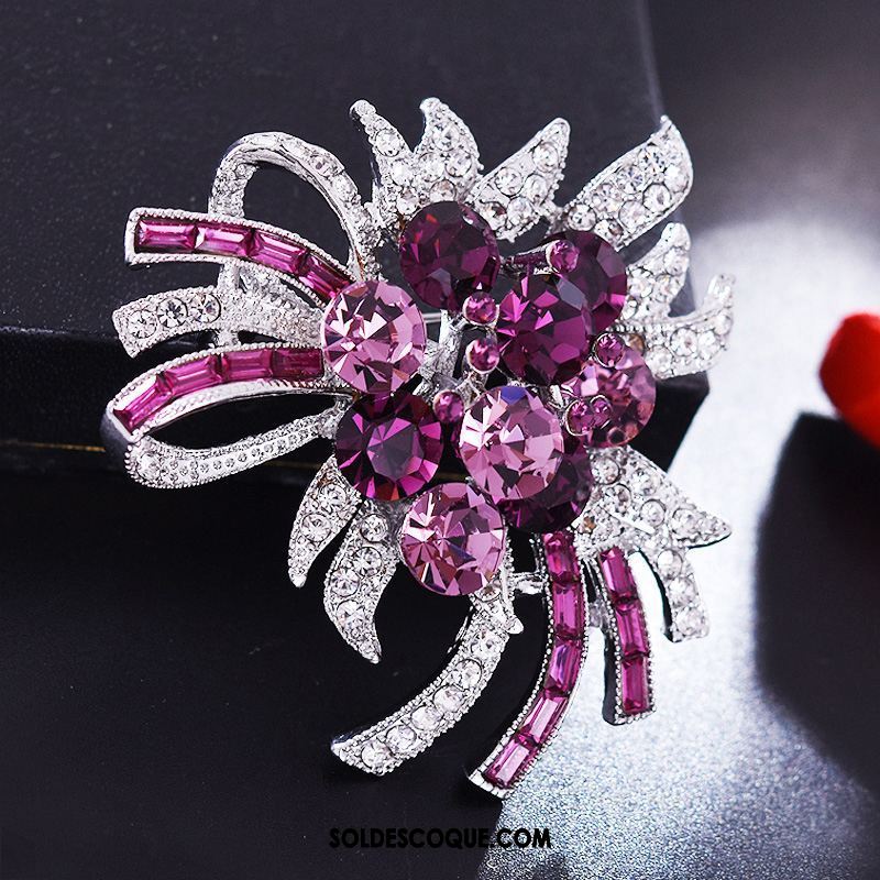 Broche Femme Corsage Boucle D'écharpe Cristal Collier Châle Pas Cher