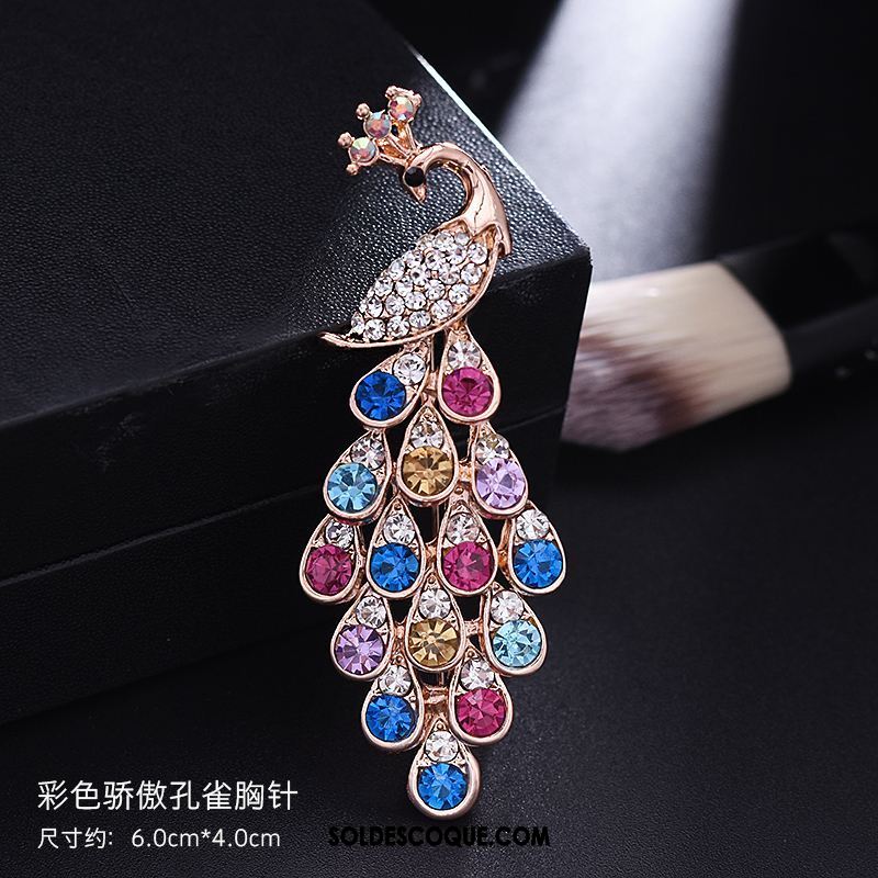 Broche Femme Corsage Boucle D'écharpe Cristal Collier Châle Pas Cher