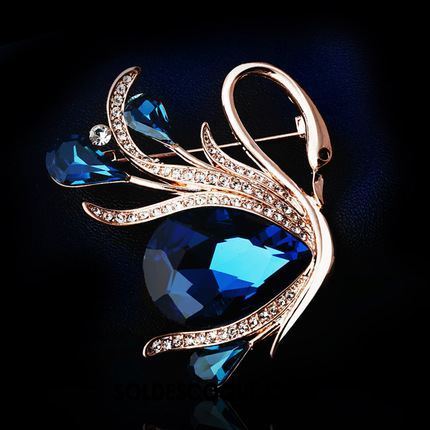 Broche Femme Corsage Dames Châle Élégant Bleu En Vente