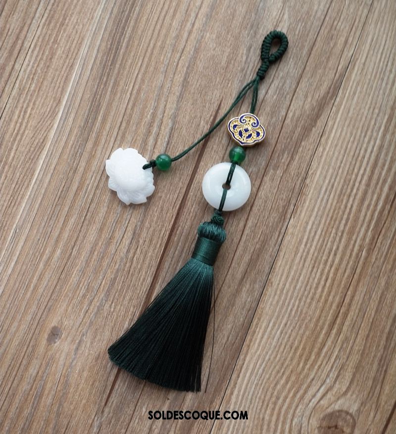 Broche Femme Pendentif Rétro Tassel Vert Accessoires En Ligne