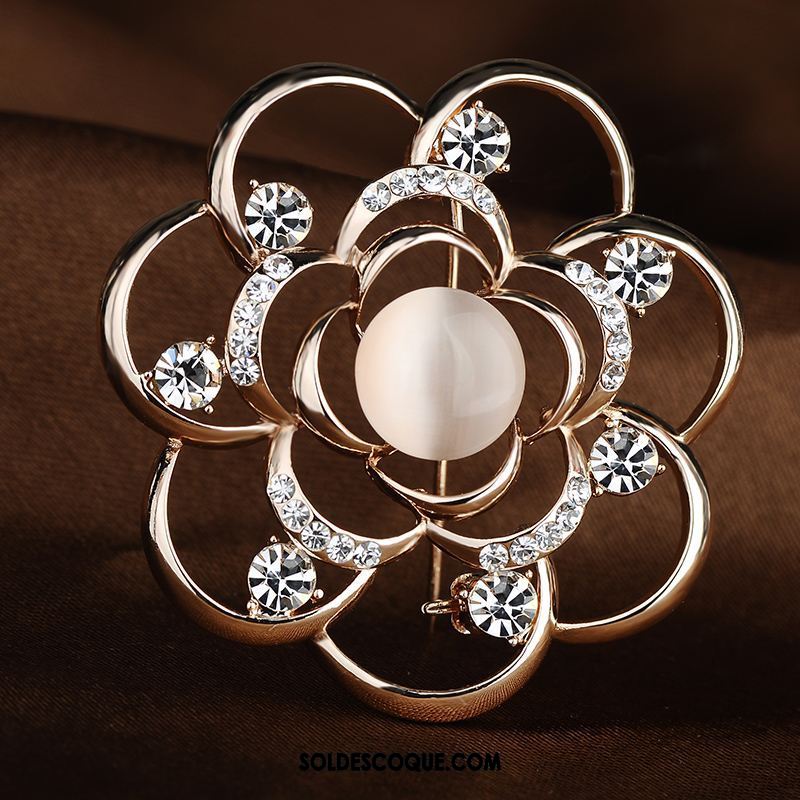 Broche Femme Personnalité Corsage Pierres De Strass Châle Accessoires Soldes