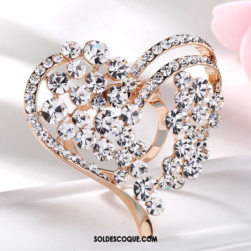 Broche Femme Personnalité Corsage Pierres De Strass Châle Accessoires Soldes