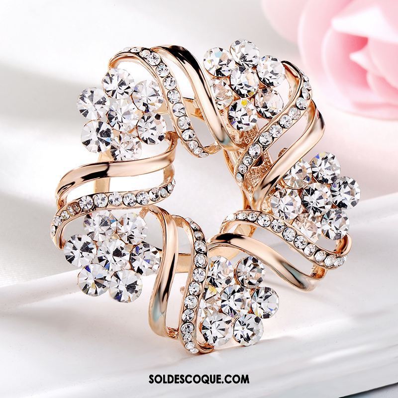 Broche Femme Personnalité Corsage Pierres De Strass Châle Accessoires Soldes