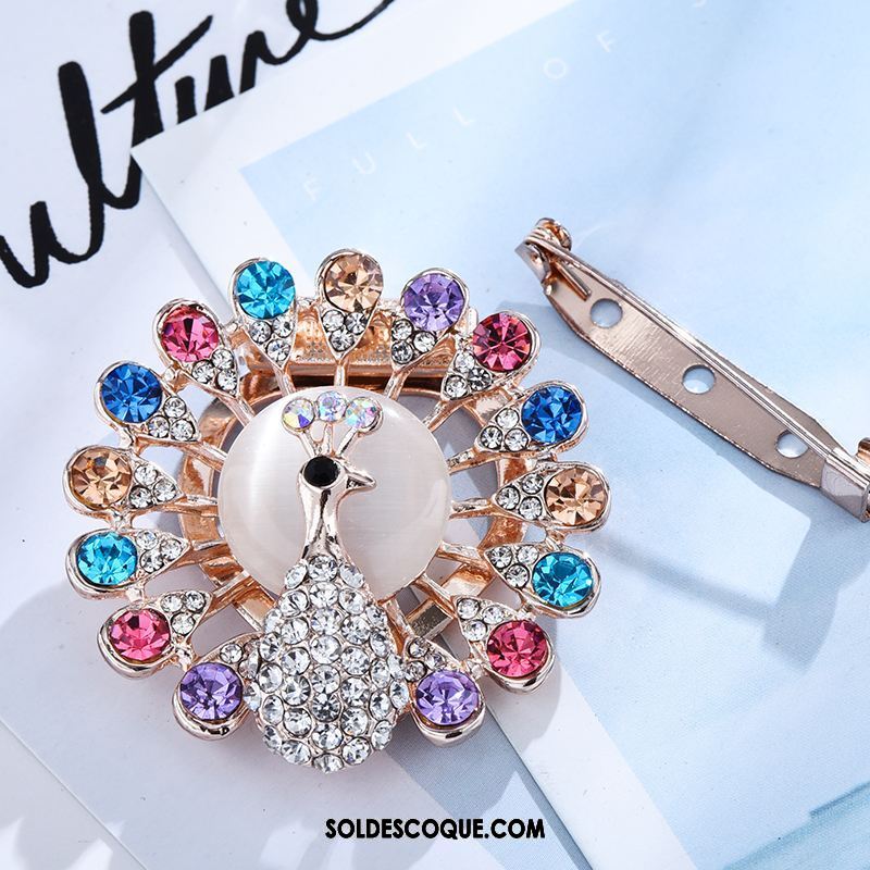 Broche Femme Personnalité Corsage Pierres De Strass Châle Accessoires Soldes