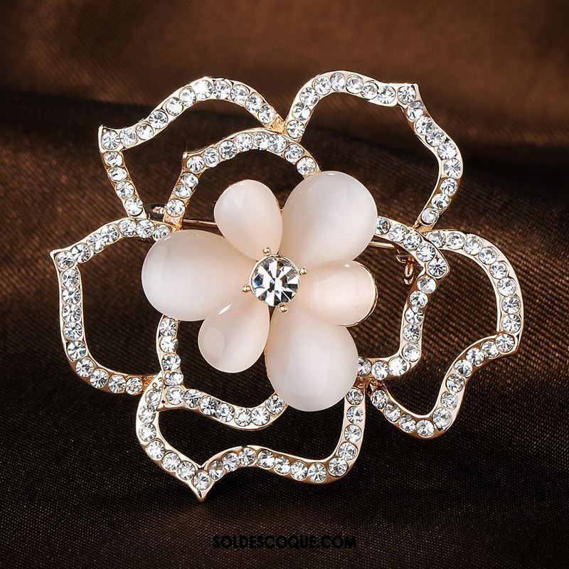 Broche Femme Personnalité Corsage Pierres De Strass Châle Accessoires Soldes