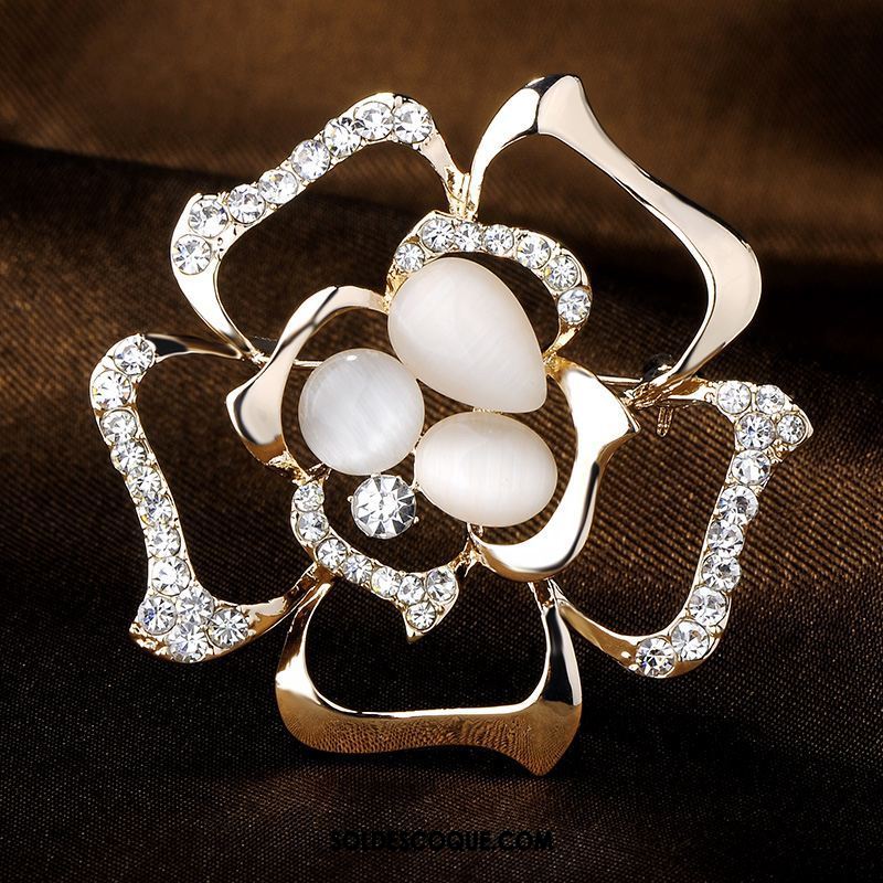 Broche Femme Personnalité Corsage Pierres De Strass Châle Accessoires Soldes