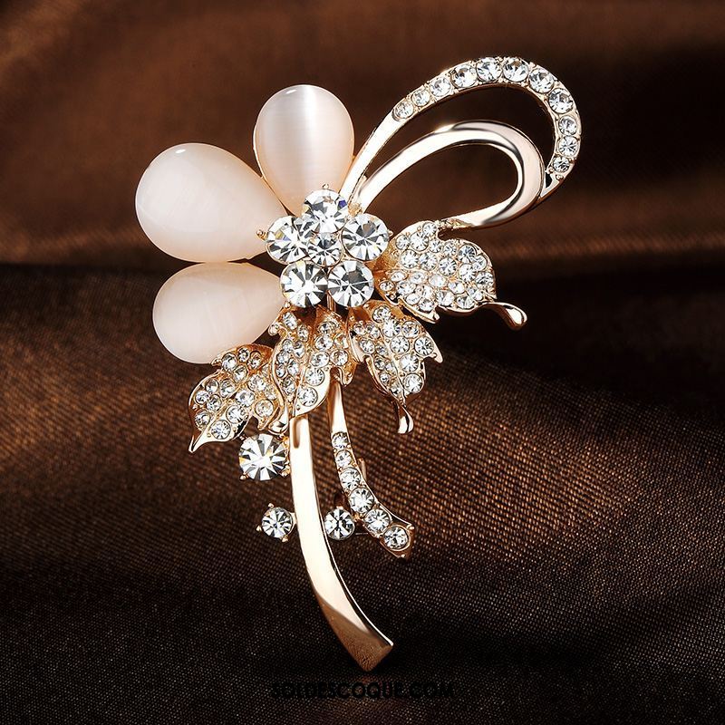 Broche Femme Personnalité Corsage Pierres De Strass Châle Accessoires Soldes