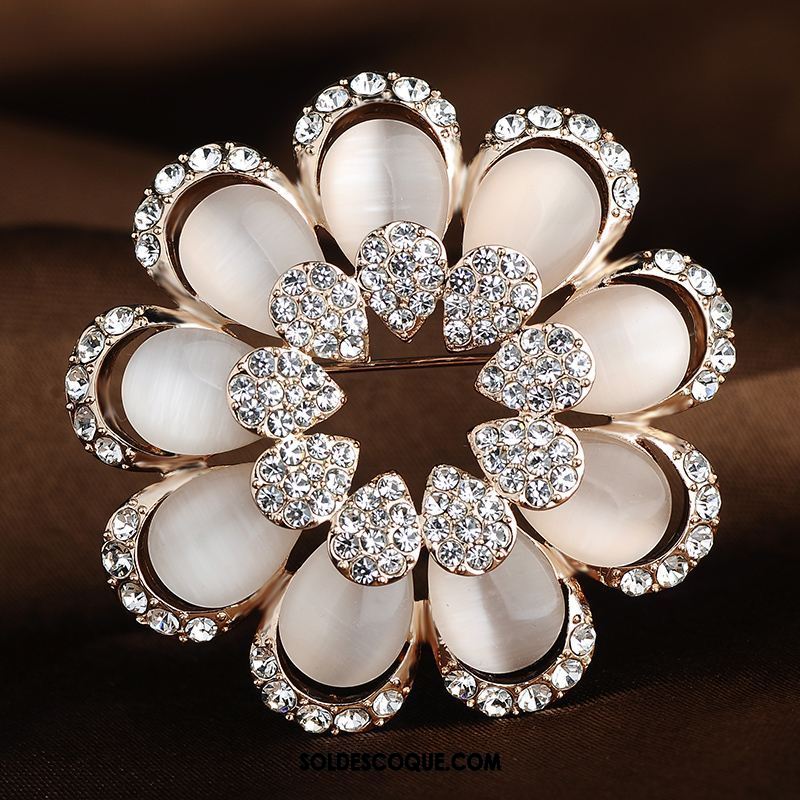 Broche Femme Personnalité Corsage Pierres De Strass Châle Accessoires Soldes