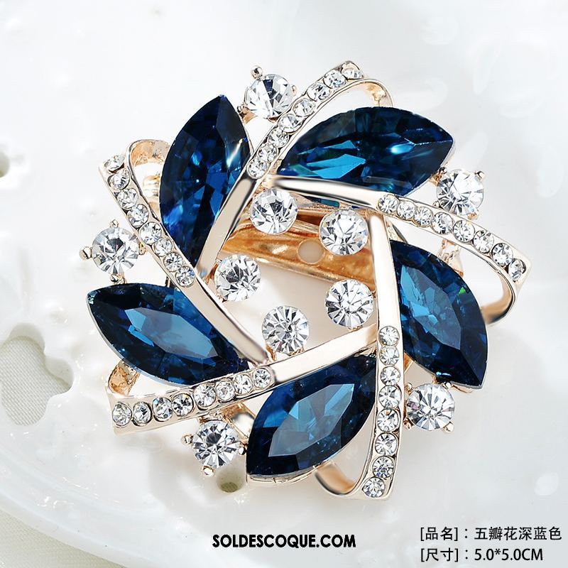 Broche Femme Personnalité Corsage Pierres De Strass Châle Accessoires Soldes