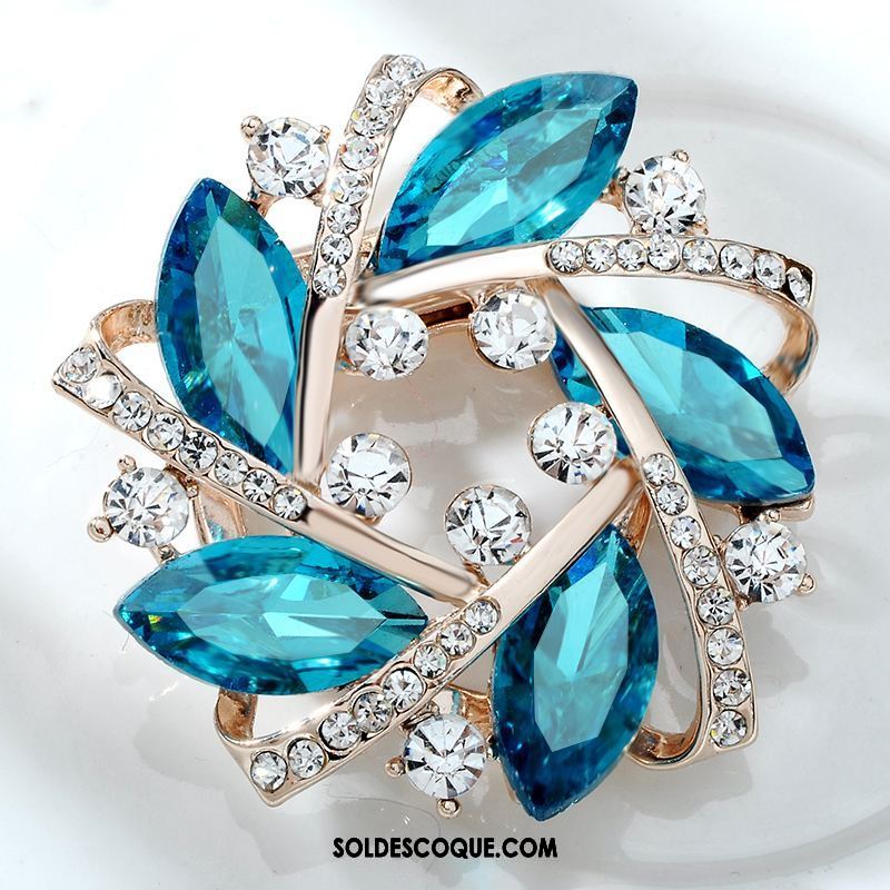 Broche Femme Personnalité Corsage Pierres De Strass Châle Accessoires Soldes