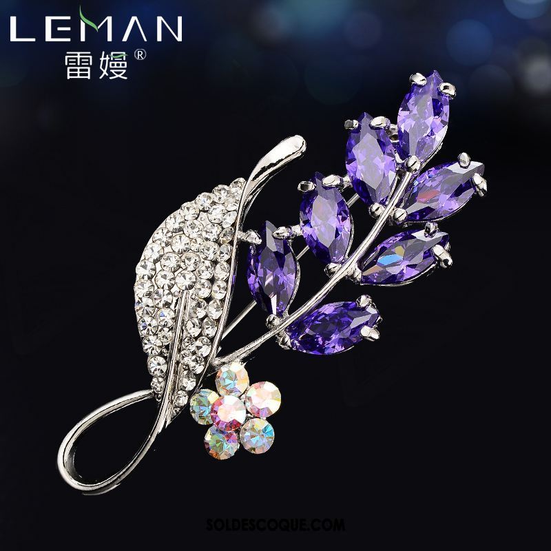 Broche Femme Élégant Couvre-chefs Dames Violet Boucle Pas Cher