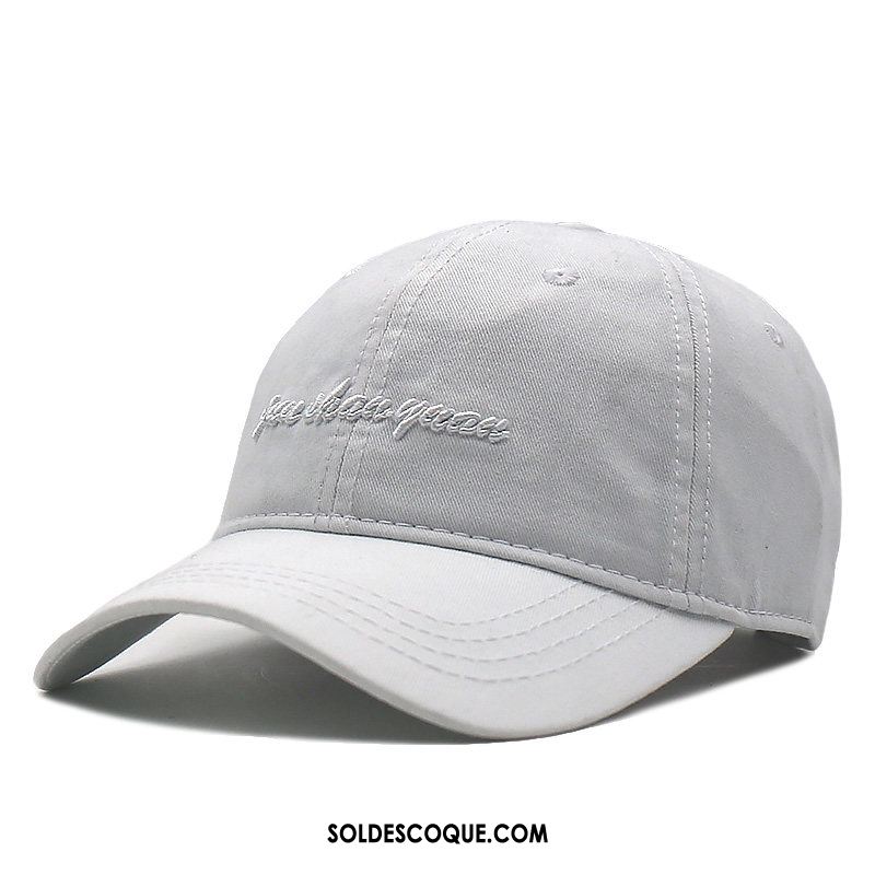 Casquette Chapeau Femme All-match Été Gris Ombre Crème Solaire En Ligne