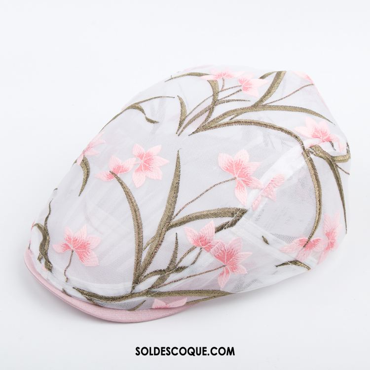 Casquette Chapeau Femme Casquette Crème Solaire Ombre Gaze Fleurs En Ligne