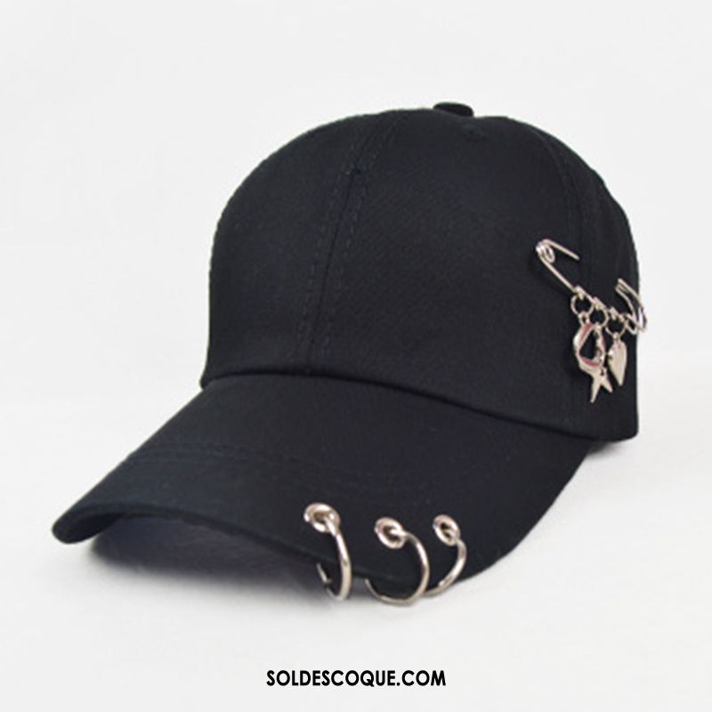 Casquette Chapeau Femme Casquette De Baseball Noir Étudiant Tendance All-match Soldes