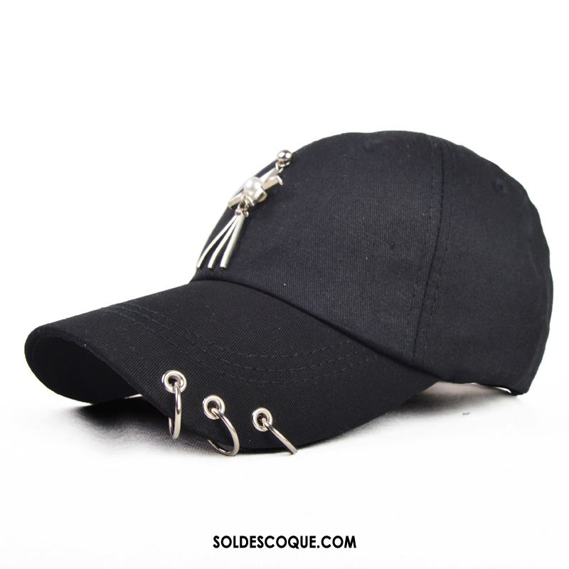 Casquette Chapeau Femme Casquette De Baseball Noir Étudiant Tendance All-match Soldes