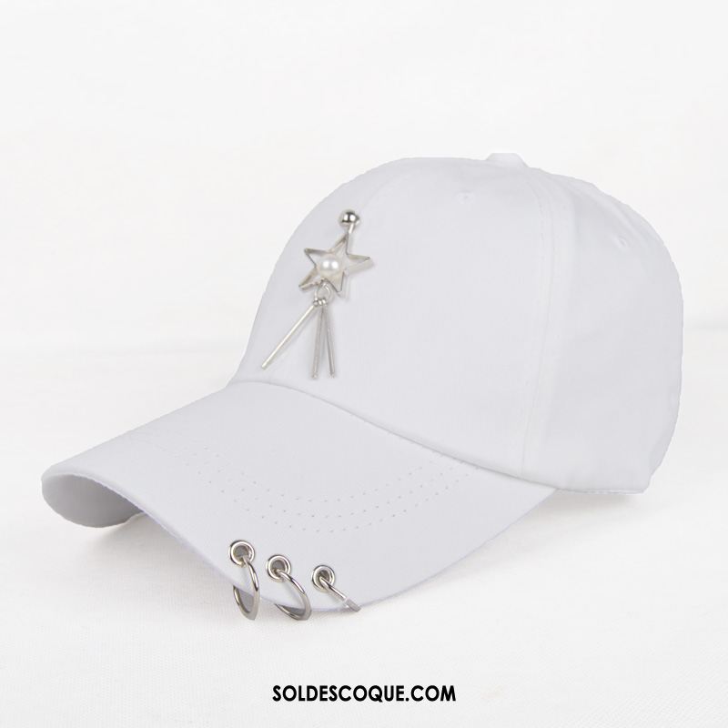 Casquette Chapeau Femme Casquette De Baseball Noir Étudiant Tendance All-match Soldes