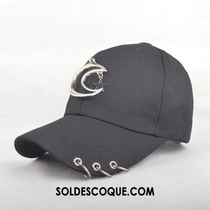 Casquette Chapeau Femme Casquette De Baseball Noir Étudiant Tendance All-match Soldes