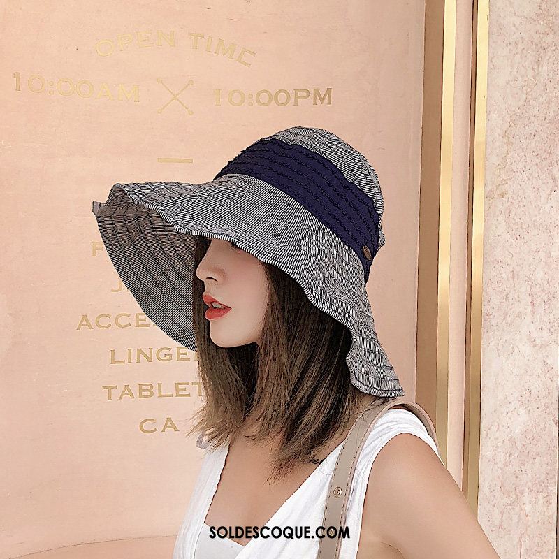 Casquette Chapeau Femme Chapeau Anti-uv Crème Solaire Chapeau De Soleil All-match France