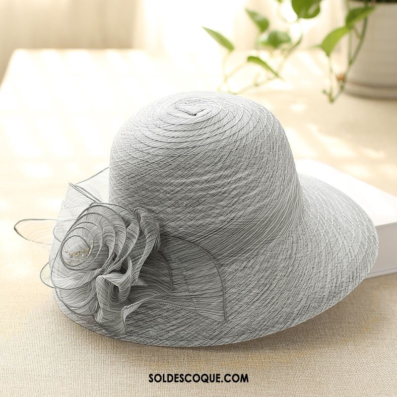 Casquette Chapeau Femme Chapeau Crème Solaire Anti-uv Été Voyage Soldes