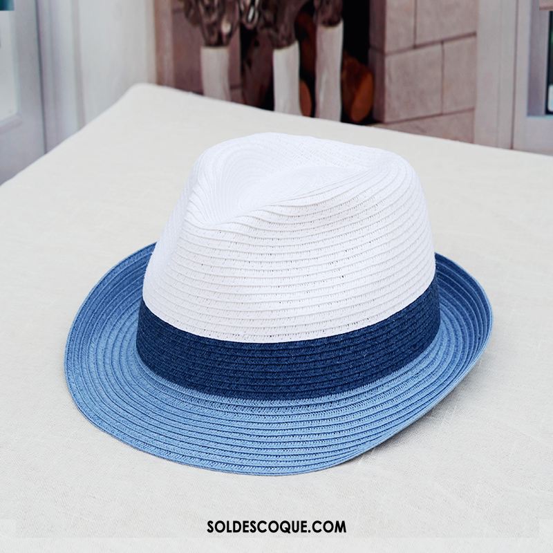 Casquette Chapeau Femme Chapeau Crème Solaire Bord De Mer Plage Le Jazz Pas Cher