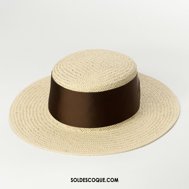 Casquette Chapeau Femme Chapeau De Paille Rose Le Nouveau Crème Solaire Naturel Pas Cher