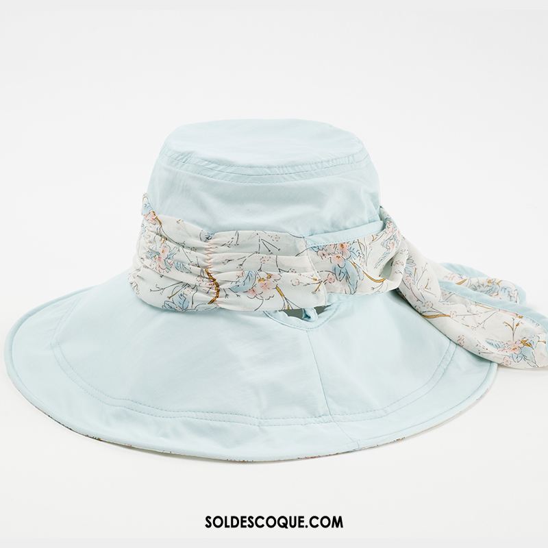 Casquette Chapeau Femme Chapeau De Pêcheur All-match Voyage Crème Solaire Plier Soldes