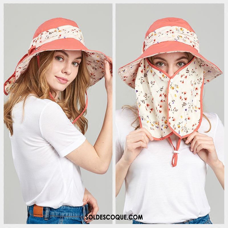 Casquette Chapeau Femme Chapeau De Pêcheur All-match Voyage Crème Solaire Plier Soldes